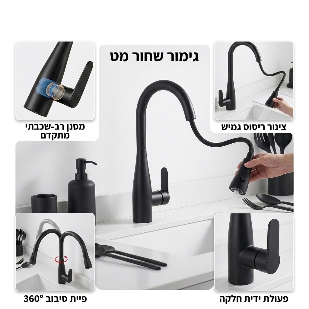 ברז מבטח נשלף שחור או לבן (2)