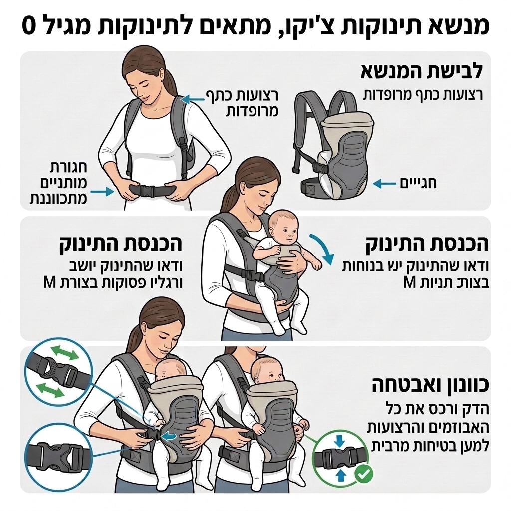מנשא לתינוקות ציקו (1)
